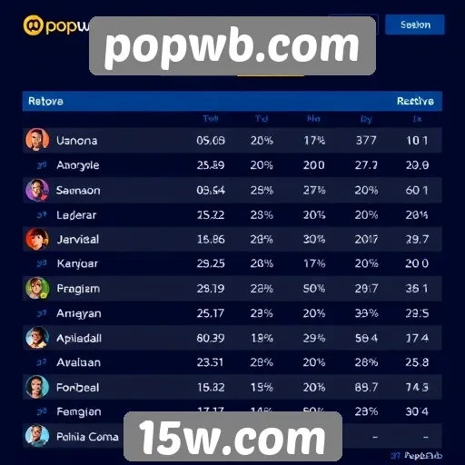 Estatísticas de usuários ativos no site de jogos