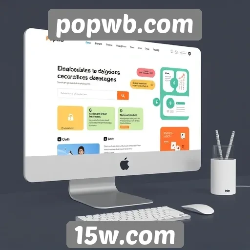 Análise do design de interface no site popwb.com