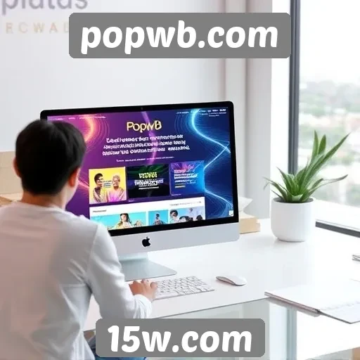 Experiência de usuário no site popwb.com